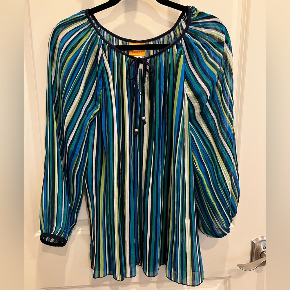 Ruby Rd Top with Ragland Long Sleeves